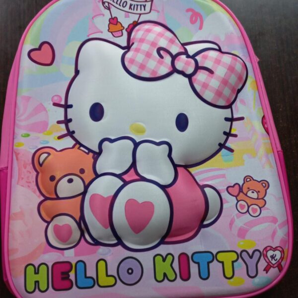 mochila jardin 12" 3d 1 cierre KITTY