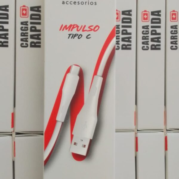 cable tipo c en caja 7.1 am usb a tipo c mixor impulso