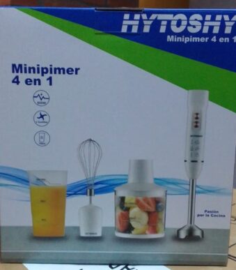kit mini pimer licuadora de mano hytoshy con accesorios