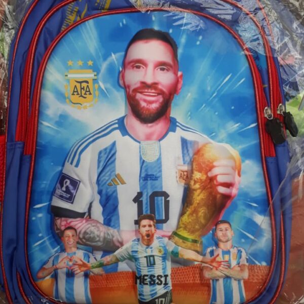 mochila 16" primaria selleccion doble cierre relieve 3 d