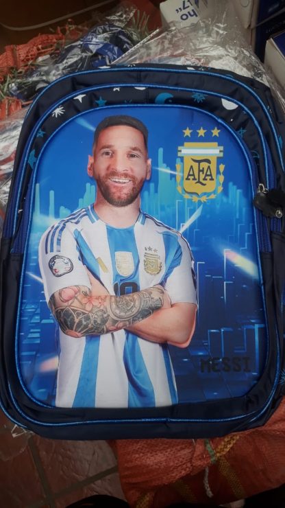 mochila 16" primaria selleccion doble cierre relieve 3 d