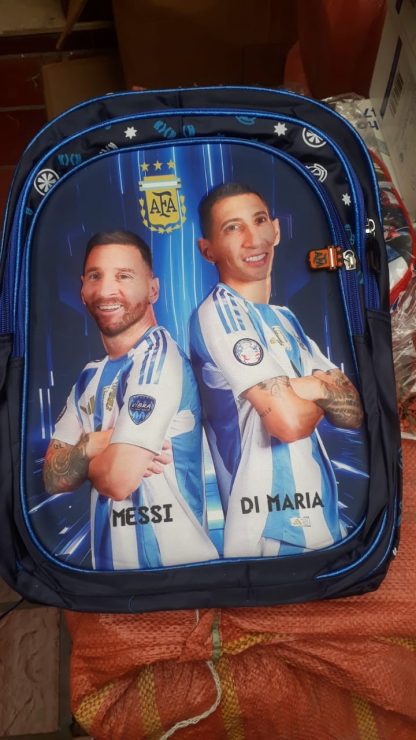 mochila 16" primaria selleccion doble cierre relieve 3 d