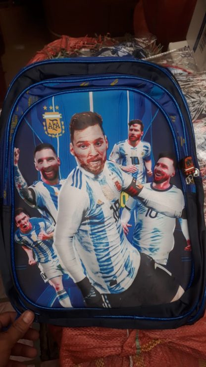 mochila 16" primaria selleccion doble cierre relieve 3 d