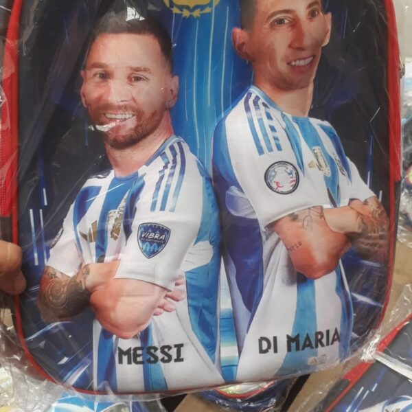 mochila jardin doble cierre 12" 3 d kitty