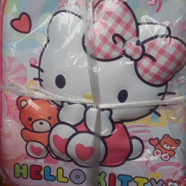 mochila jardin doble cierre 12" 3 d kapybara