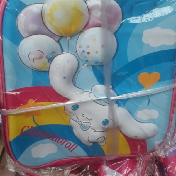 mochila jardin doble cierre 12" 3 d kapybara