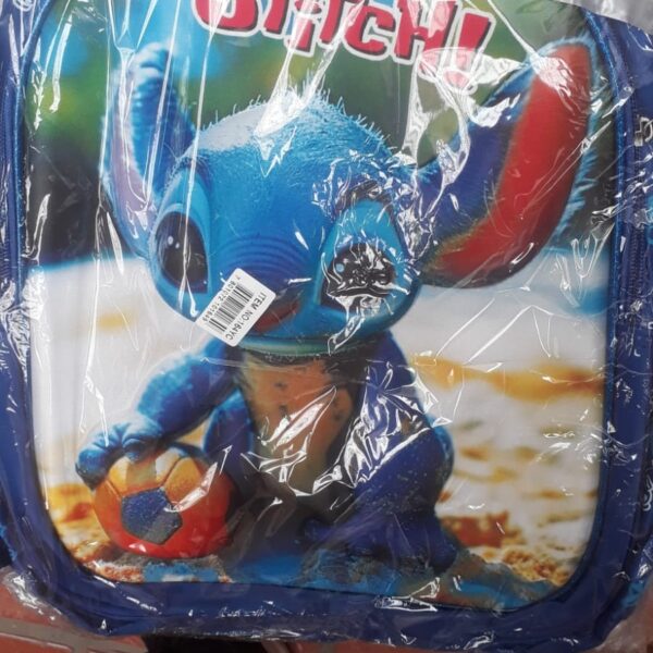 mochila 16" primaria doble cierre relieve 3 d stich