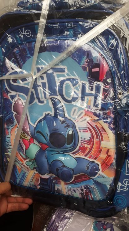 mochila 16" primaria doble cierre relieve 3 d intensamente 2