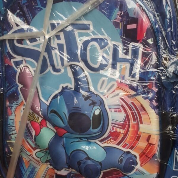 mochila 16" primaria doble cierre relieve 3 d intensamente 2