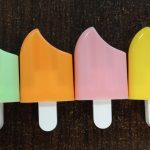 resaltadores pasteles tipo helado por 6 unidades