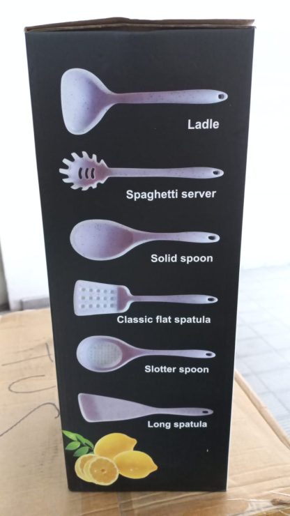 juego de 6 utencillos de silicona
