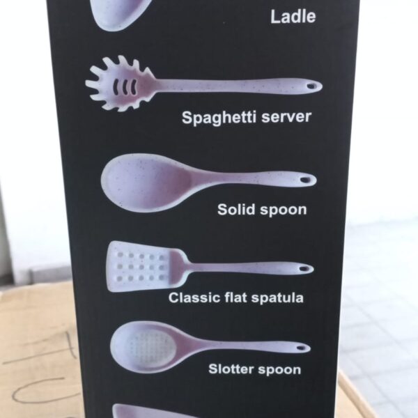 juego de 6 utencillos de silicona