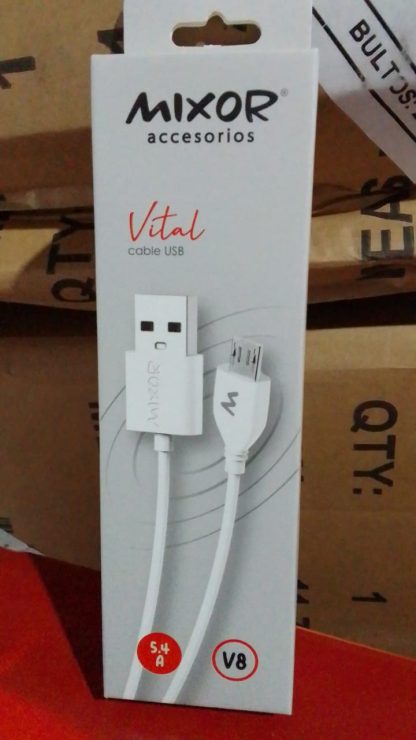 CABLE USB - VITAL - MICRO USB V8 - MIXOR
