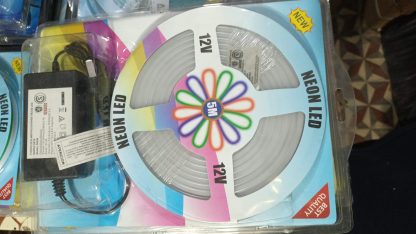 luz led tipo neon con fuente color rgb