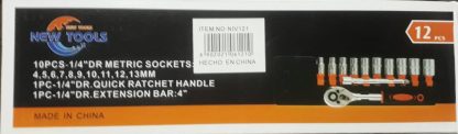 KIT 12 PIEZAS LLAVE CRIQUET NIV 121