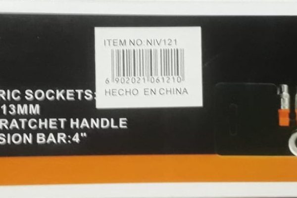 KIT 12 PIEZAS LLAVE CRIQUET NIV 121