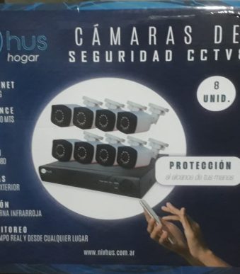 KIT AHD CCTV CAMARAS 8 SIN DISCO