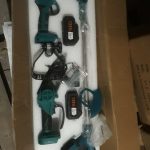 kit 3 en 1 amoladora, motosierra y tijera electrica 2 baterias