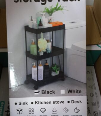 ESTANTE 3 NIVELES CON RUEDAS CODIGO 73033