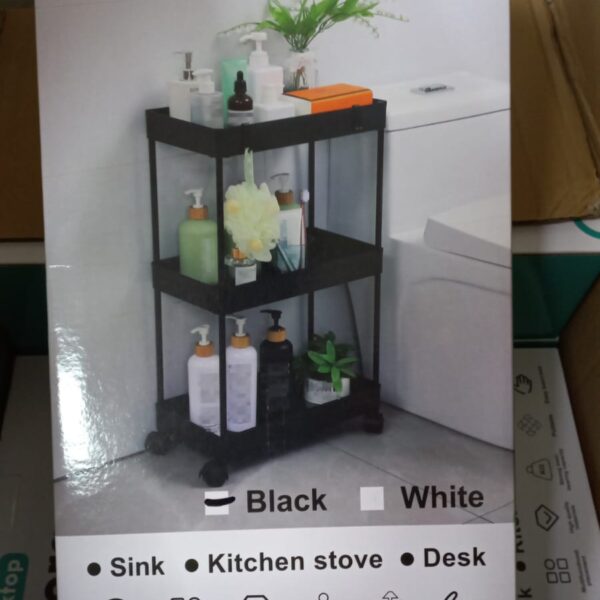 ESTANTE 3 NIVELES CON RUEDAS CODIGO 73033