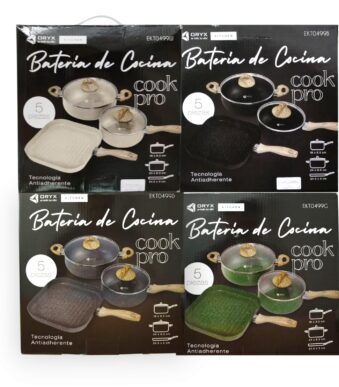 bateria de cocina oryx ekt0499w BLANCA