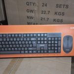 combo teclado y mouse inalambrico noga s5500