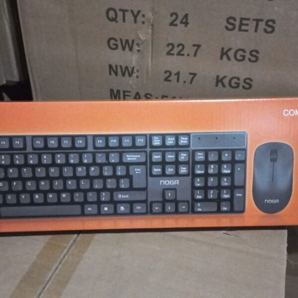combo teclado y mouse inalambrico noga s5500
