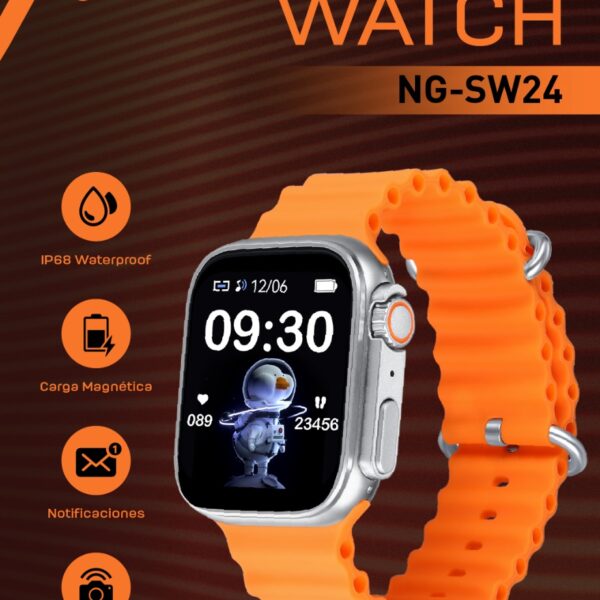 reloj noga malla metalica NEGRO ng-sw11 mn