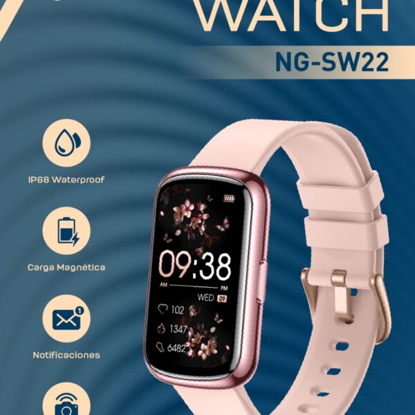 reloj noga malla metalica NEGRO ng-sw11 mn