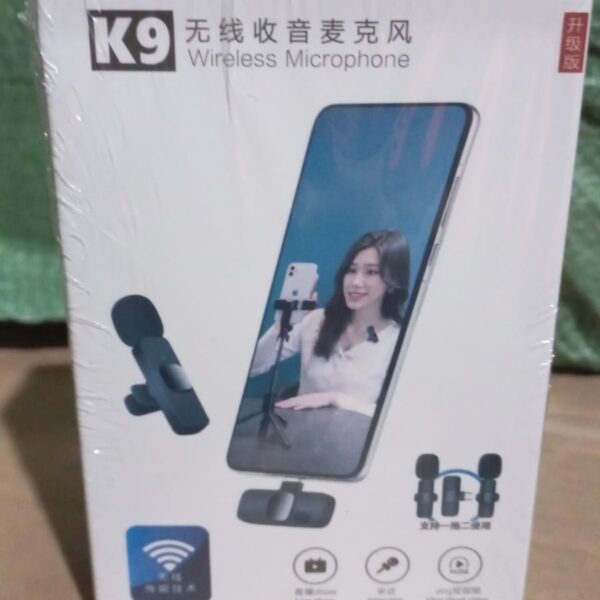 microfono corbatero inalambrico tiktok k9d DOBLE MICROFONO ficha TIPO C