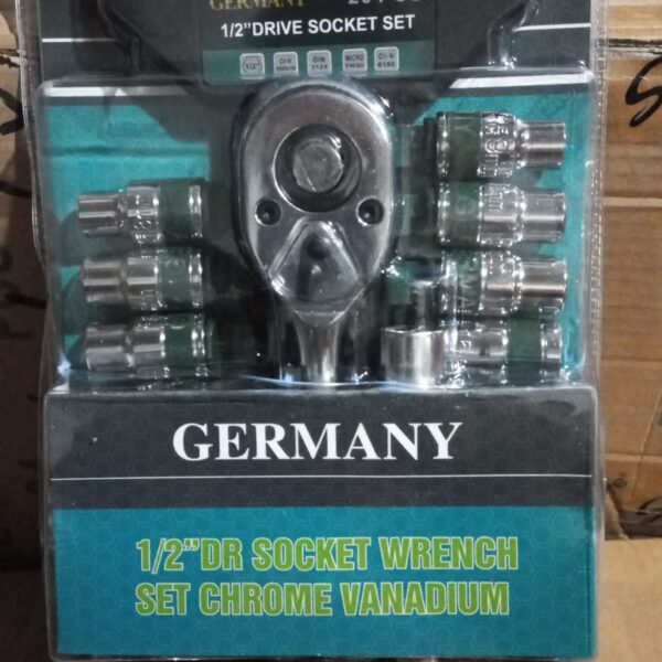 Juego Set Tubos Bocallave 1/2 20 piezas Crique xr-20