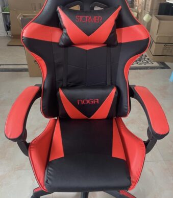 silla gamer noga stratos roja