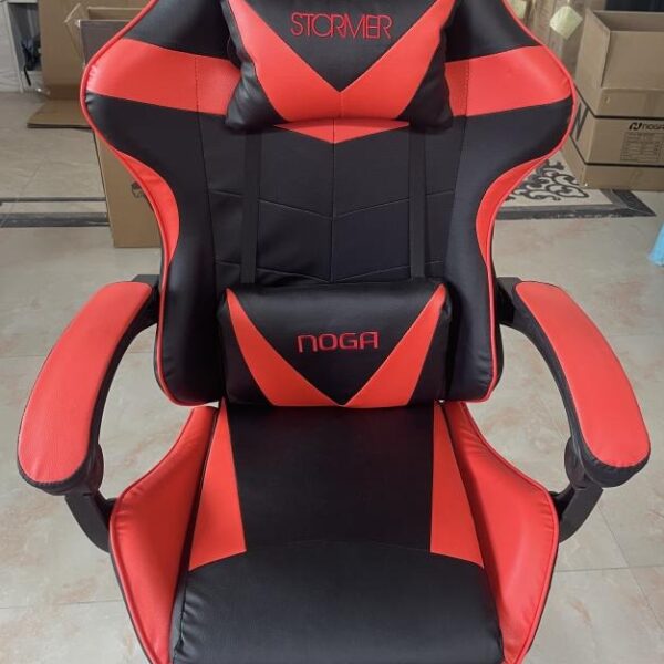 silla gamer noga stratos roja