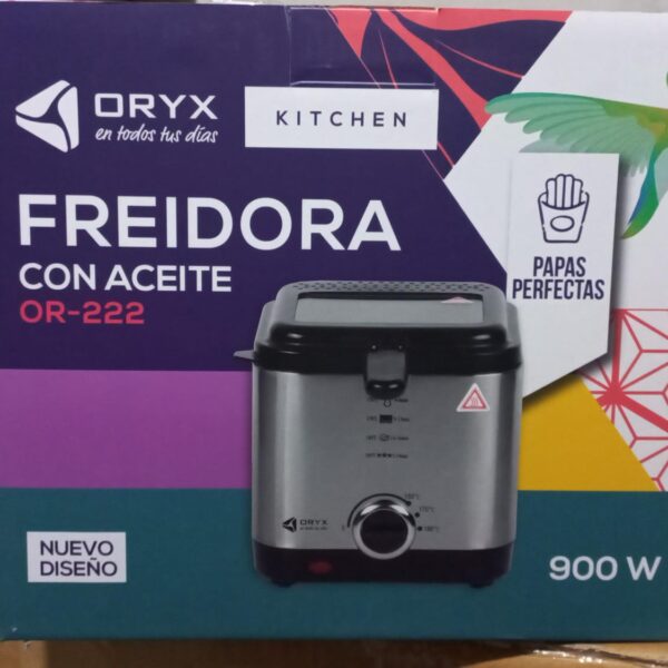 freidora con aceite oryx or-222