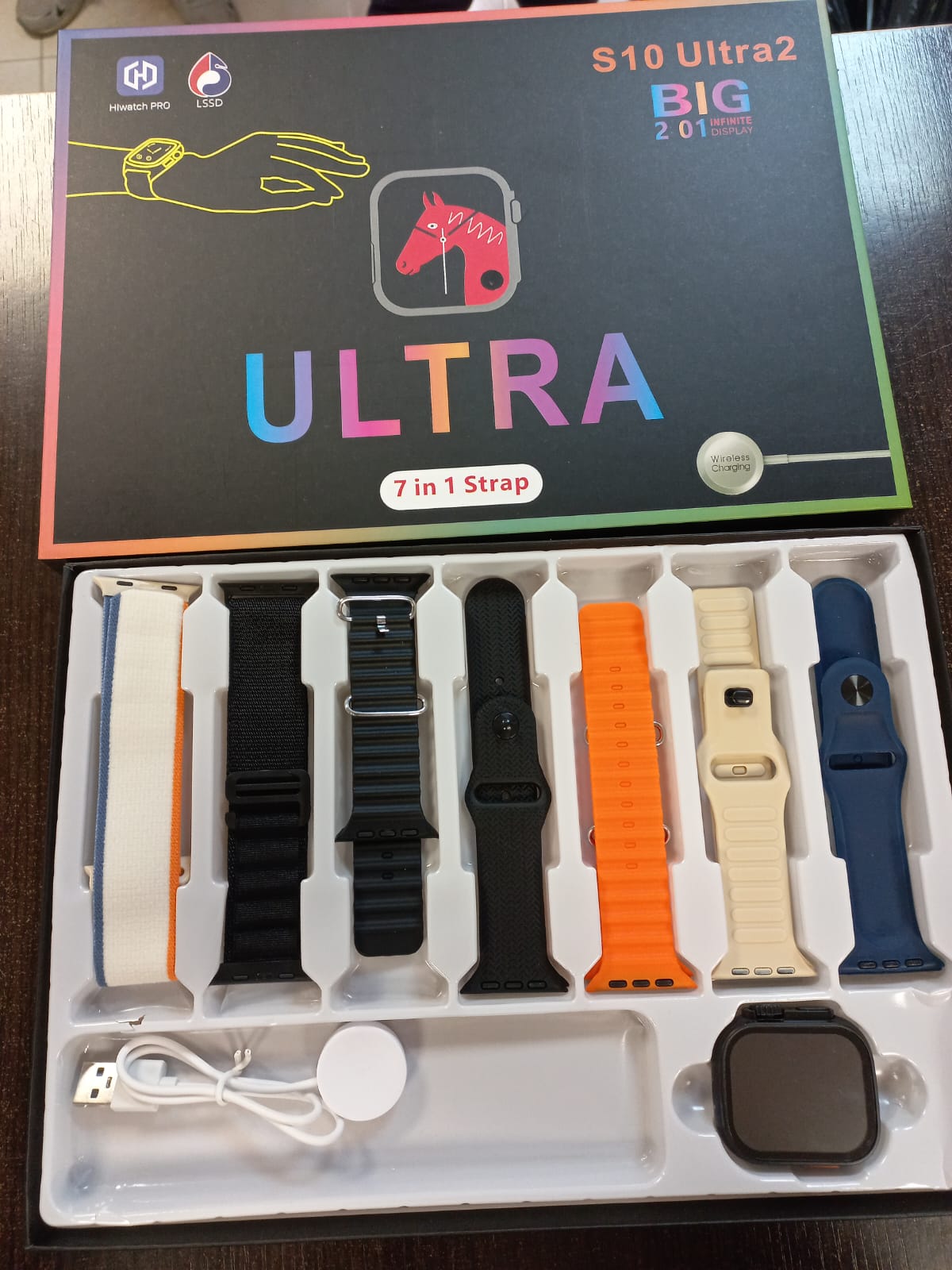 reloj s10 ultra2 con 7 mallas intercambiables reloj s10 ultra2 con 7 mallas intercambiables