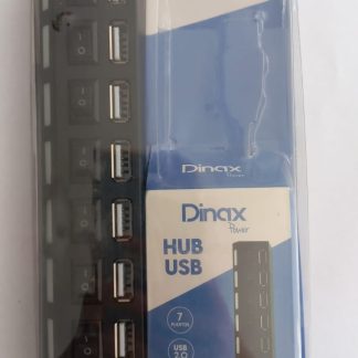 HUB 7 PUERTOS USB 2.0 CON CORTE DINAX