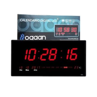 RELOJ DIGITAL LED CARTEL CON CALENDARIO jh-4622