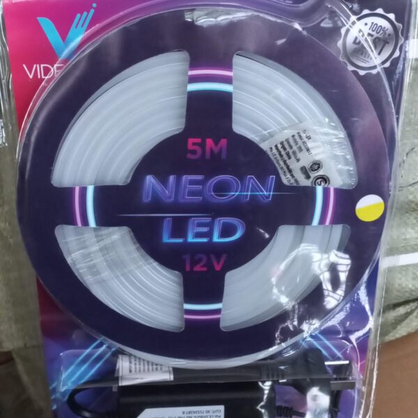 luz de neon blanco calido con fuente codigo 2888