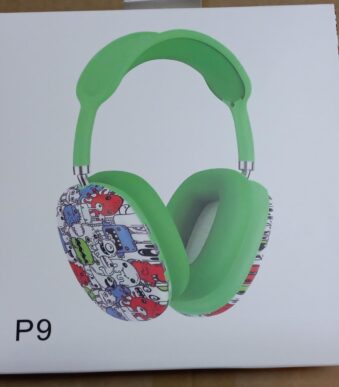 auricular bluethoot p9 con diseño vincha