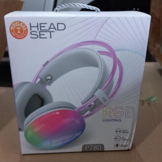 auricular bluethoot vincha con luz rgb p780