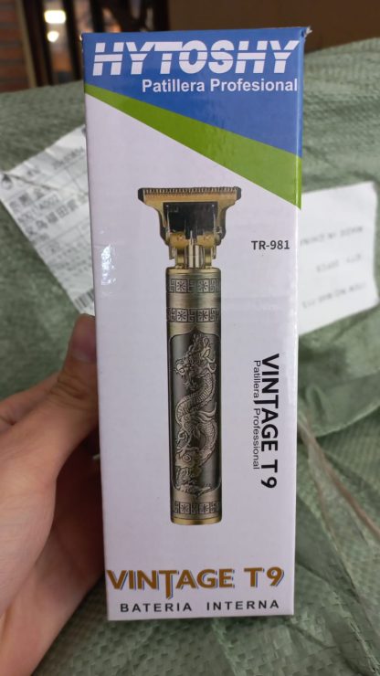 CORTA PELO PATILLERA VINTAGE T9 METALICA v-318