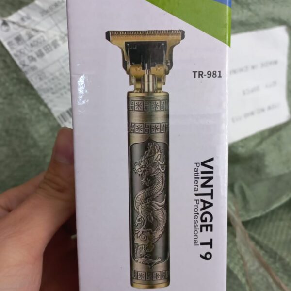 CORTA PELO PATILLERA VINTAGE T9 METALICA v-318