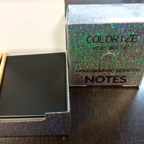 tarjetas para raspar multicolor