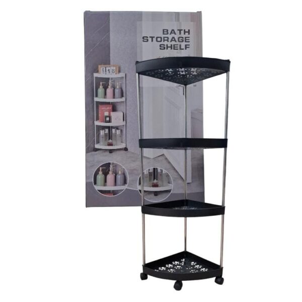 ORGANIZADOR DE BAÑO ESQUINERO CON RUEDA S-2400