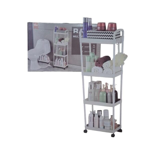 ORGANIZADOR CON RUEDAS Y ESTANTES COCINA BAÑO S-2399