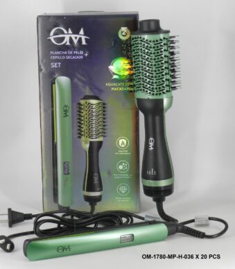 SET PEINE SECADOR + PLANCHITA OM