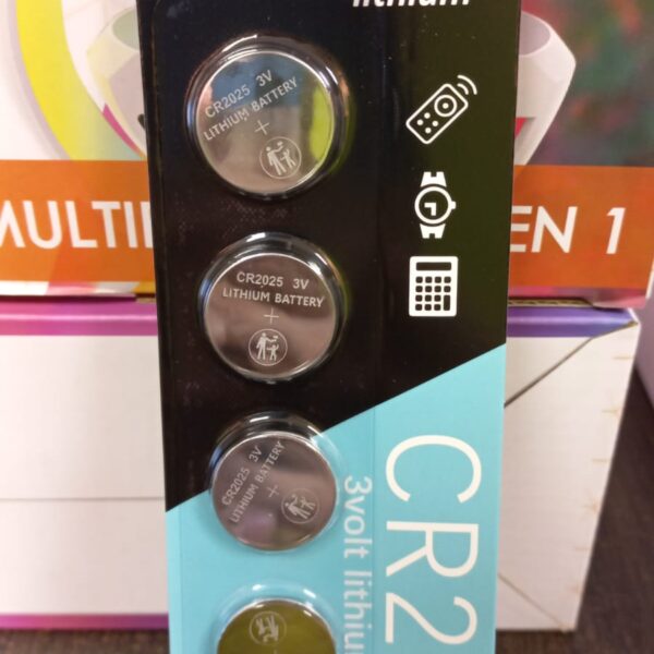 pila boton cr2025 blister por 5 unidades