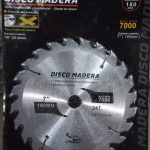 disco de corte para madera etl0018 7"