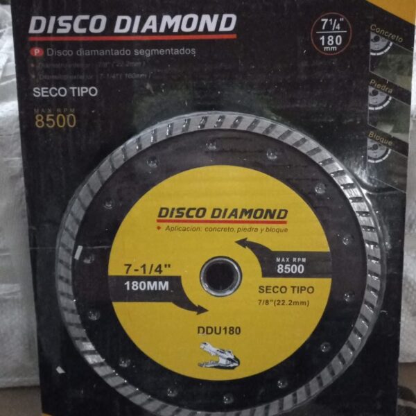 disco de corte diamente turbo codigo s0851