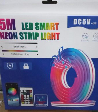 tira de neon led usb 5 metros